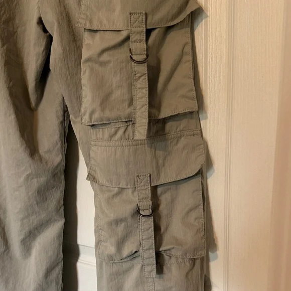 Women’s C&C California Cargo Pants - Light Gray Size XL - Picture 6 of 13